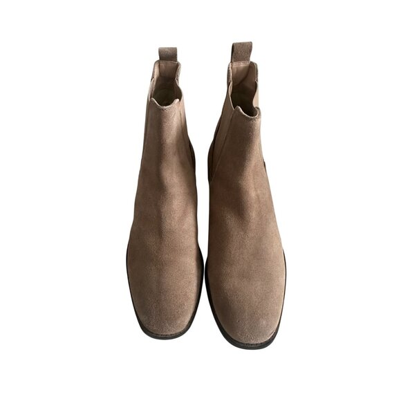 FIND. Tan Suede Flat Ankle Boots Size 8.5 / 39 - Picture 4 of 8